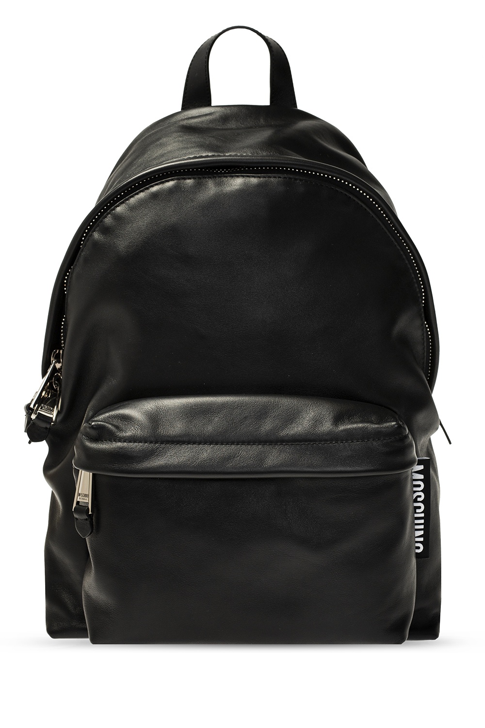 Moschino shop leather backpack